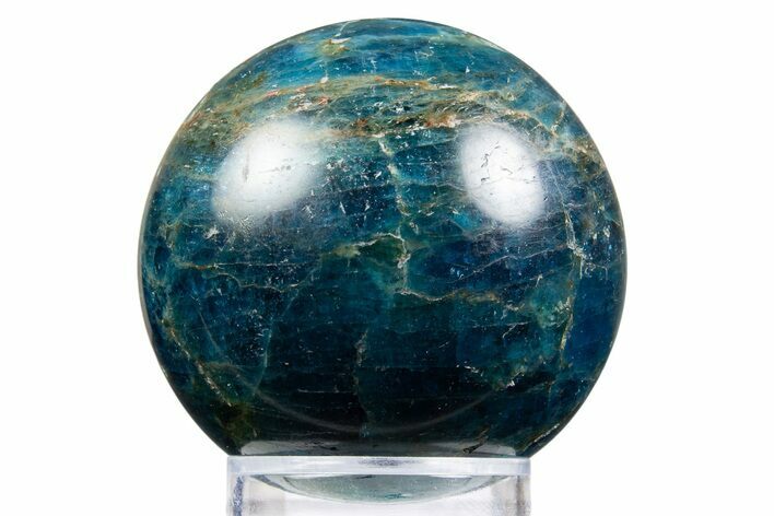 Bright Blue Apatite Sphere - Madagascar #334012